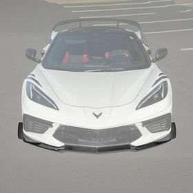 EOS Z07 Style Front Splitter & Carnards - Carbon Fiber - C8