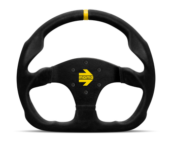 Momo MOD30 Steering Wheel 320 mm - Black Suede/Black Spokes/1 Stripe ...