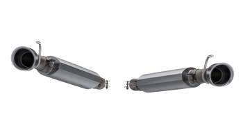 QTP 2016-2024 Chevrolet Camaro SS 6.2L QTP AR3 Dual Tip Axle Back Black Tips