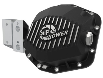 aFe Street Series Rear Differential Cover Black w/Machined Fins 20