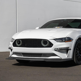 EOS Performance Front Splitter Matte Black - 18-23 Ford Mustang