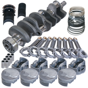 Eagle Chevy 454 1Pc 4.250in Crank 6.385in I-Beam Rods 18cc Dome 4.310in ...
