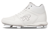 Ringor Flite softball mid-high cleat left shoe inside view.