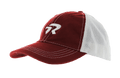 Ringor softball snap back hat in Red-White.