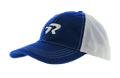 Ringor softball snap back hat in Royal-White.