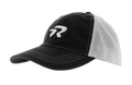 Ringor softball snap back hat in Black-White.