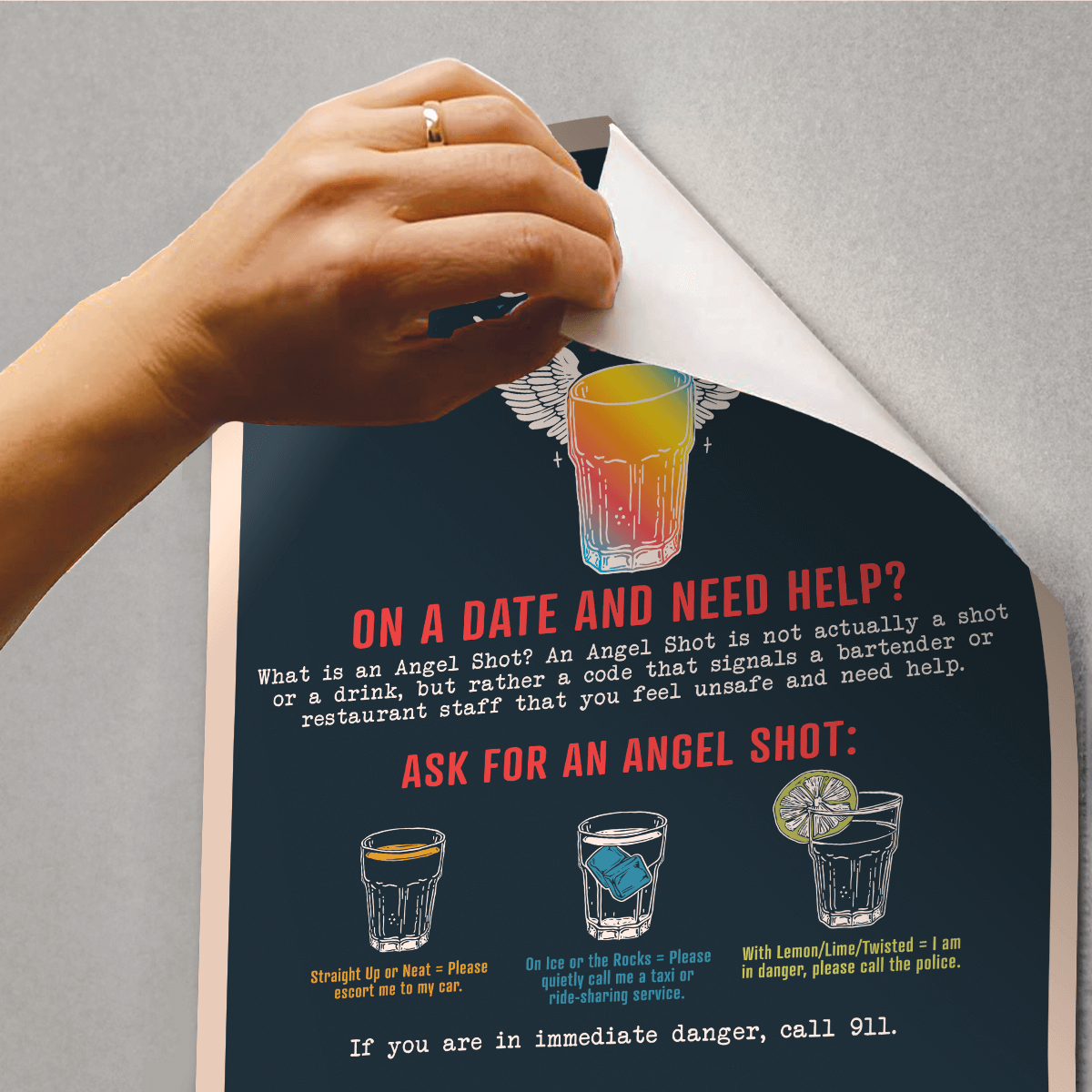 Angel Shot Poster