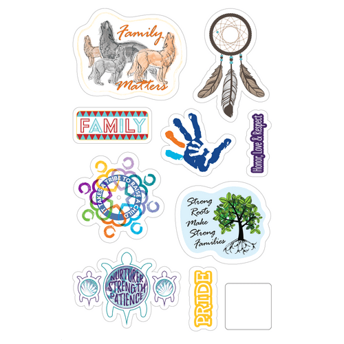 Family Strength Tech Decals - Native