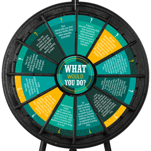 "What Would You Do?" Mini Wheel- Graphics Only