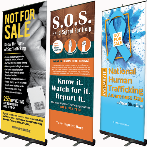 Human Trafficking Retract-A-Banner