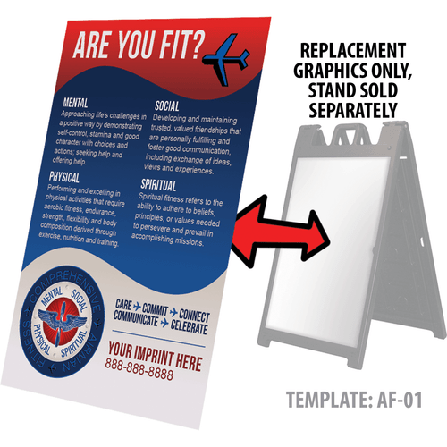 Replacement Graphics for Sandwich Board