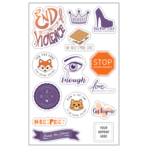 Dating Violence Tech Decals