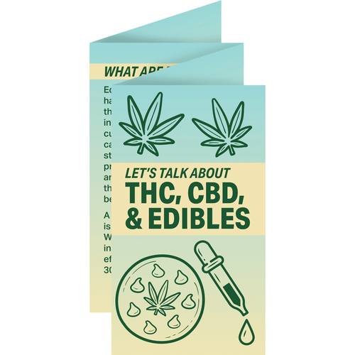 THC, CBD, and Edibles Mini Brochure