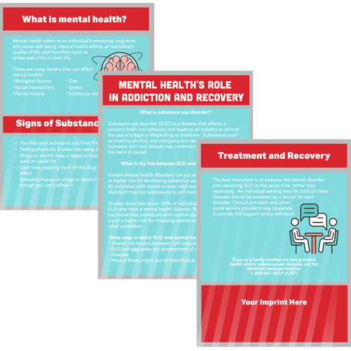 Mental Health and Substance Misuse Connection Graphics Only