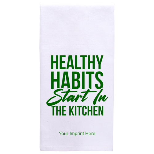 Healthy Habits Start in The Kitchen Towel