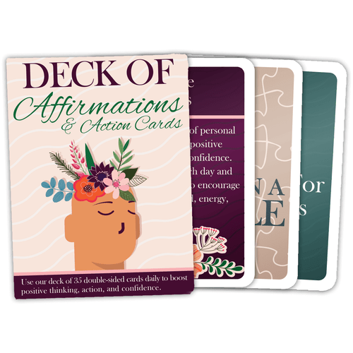 Deck of Affirmation and Action Cards