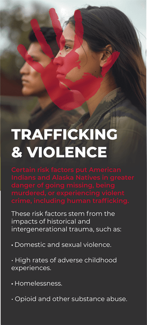 Trafficking and Violence - Native Rack Card