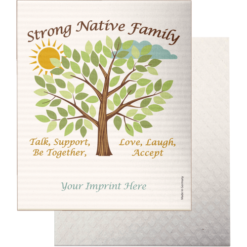 Strong Native Families Dish Towel