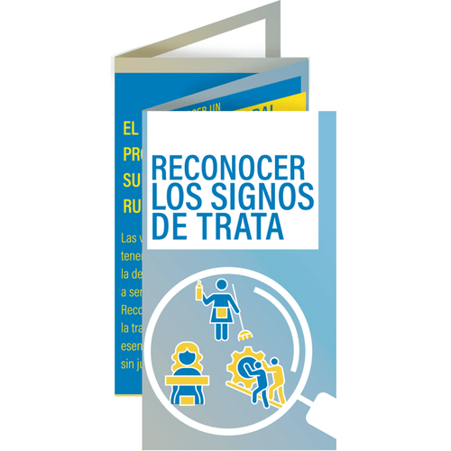 Recognizing Human Trafficking Mini Brochure - Spanish