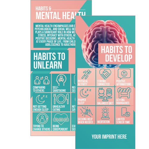 Habits Affecting Your Mental Wellness Rack Card