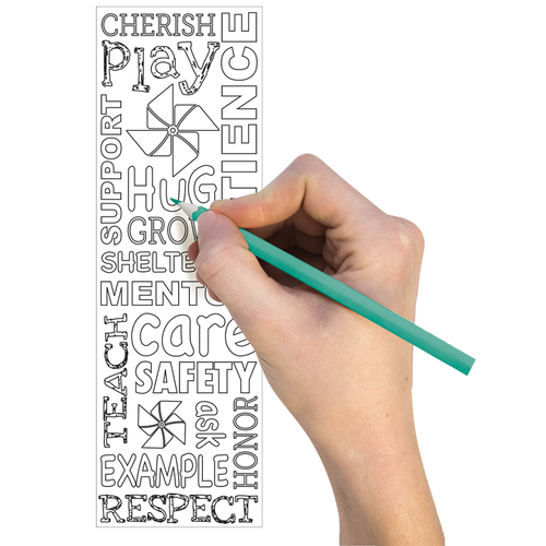 Awareness Coloring Bookmarks