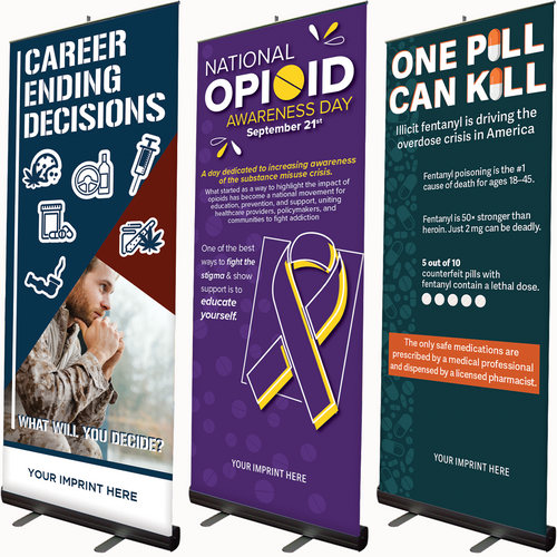 Substance Use Disorder Retract-A-Banner