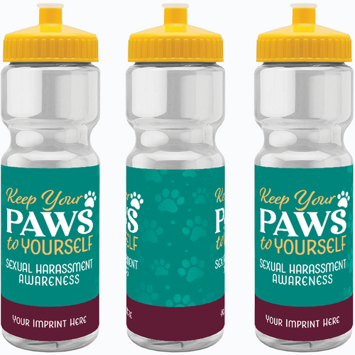 Keep Your Paws to Yourself Water Bottle