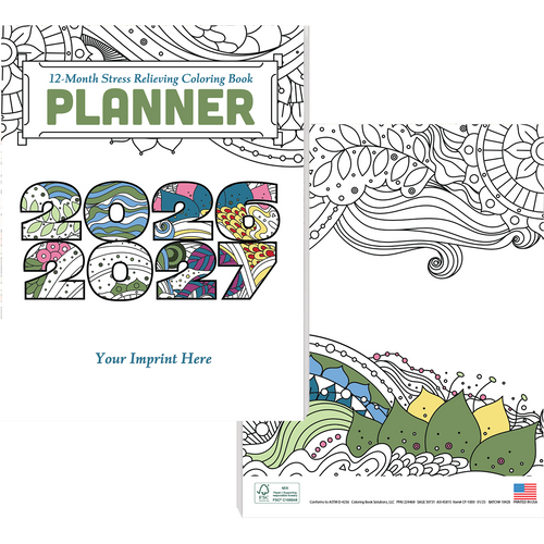 Monthly Coloring Planner