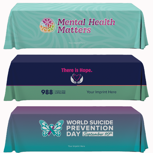 Convertible Full-Color Table Throw Well-Being