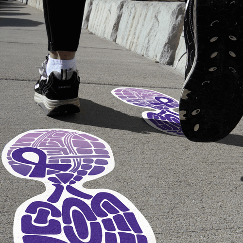 Awareness Footprint Ground Decals