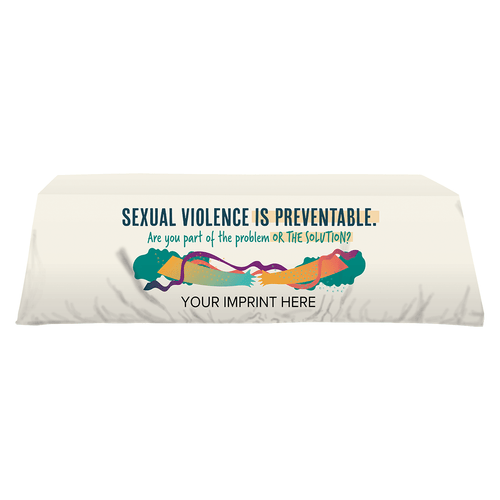 Full-Color Table Throw Sexual Violence