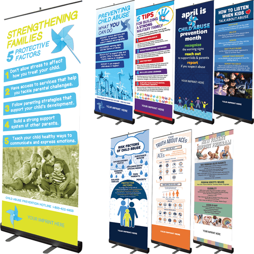 Retract-A-Banner - Child Abuse