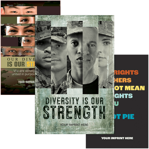 Diversity Strength Posters- Set of 24