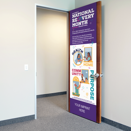 Substance Misuse Door Wrap