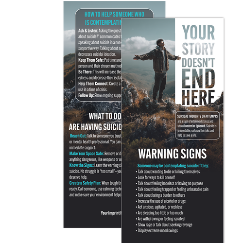 Suicide is Preventable Rack Card