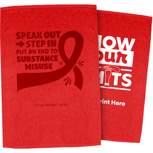 Red Awareness Towel