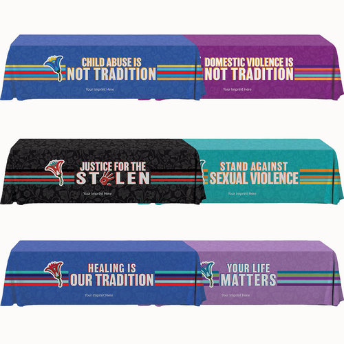 Ribbon Skirt Throw - Native