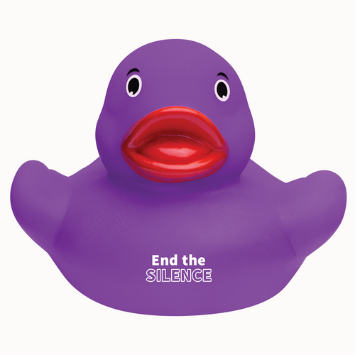 Purple Rubber Duck Small 2"