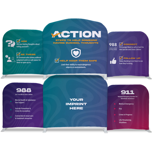 Trifecta Suicide Prevention Tabletop Display