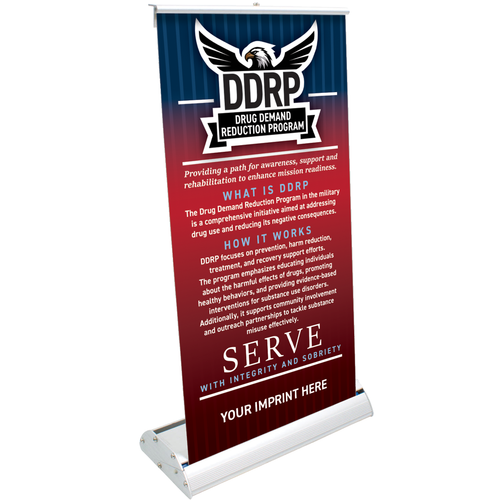DDRP Mini Retract-A-Banner - Military