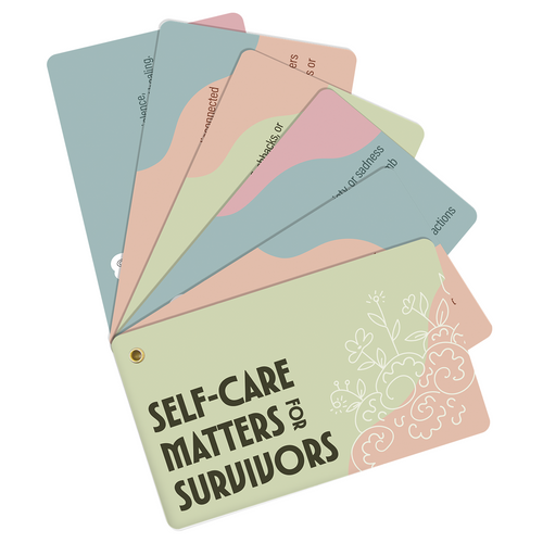 Self-Care Matters for Survivors Info Cards