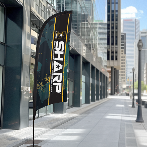 Indoor/Outdoor Blade Sign-9ft - Military