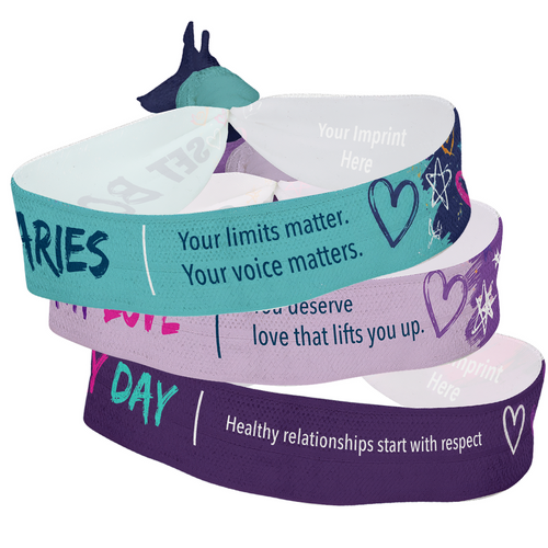 Dating Awareness Wristband/Hair Tie