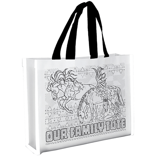Family Coloring Tote - Native