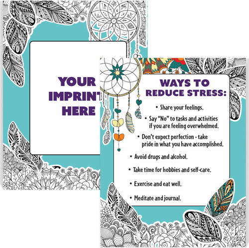 Ways to Reduce Stress Coloring Book - Native