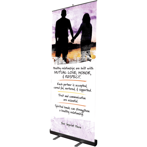 Dating Violence Awareness Retract-A-Banner - Native