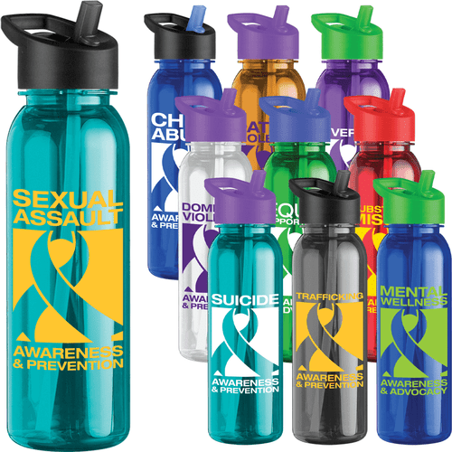 Awareness & Advocacy Bottle - Flip Top Lid