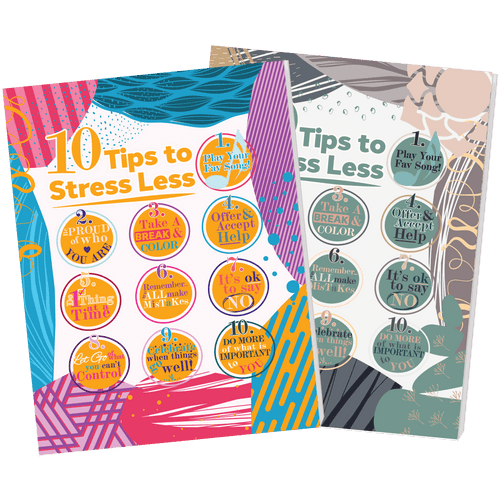 10 tips to Stress Less Coloring Book