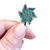 Teal Pinwheel Pin