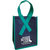 Teal Ribbon Handle Bag Small